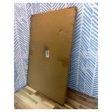 ZJSF Freestanding Dog Fence Indoor, Foldable Dog Gate for Doorways, Stairs or Hallways, Sturdy Wood Extra Wide Pet Gate with Support Feet for The House, Black, 32 "Height-2 Panels