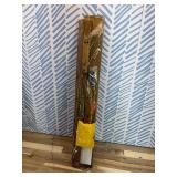 AMBIRD 28.9 Inch Length Shelf with Hooks Entryway Coat Rack Wall Mount Wood Coat Hooks with Shelf Wall-Mounted Coat Hook Rack with 5 Dual Hooks for Bathroom, Living Room, Bedroom (Brown)