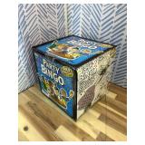 Regal Bingo Deluxe Game Set for Adults and Kids - Includes 8 Inch Wheel Cage, 75 Balls, Master Board, 50 Cards and Colorful Chips - Fun Family Game Night