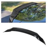 Rear Trunk Lip Spoiler R Style Highkick Wing Compatible with 10th Gen Honda Accord LX/EX/Hybrid Sport/Prime 2018 2019 2020 2021 2022 Sedan Accessories (Carbon Fiber)