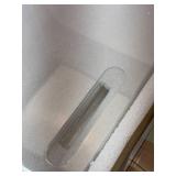 Retails for $149! Acylic Pet Playpen Gate for The House Doorways, Acrylic Pet Gate for Dogs, Freestanding, Clear (6 Panel)