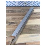 6-Pack Metal Carpet Floor Transition Strips, 36in Carpet to Tile Floor Edging Trim Strip, Aluminum Threshold Strip Suitable for Threshold Height Less Than 5mm (Silver)