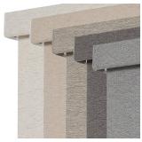 Retails for $133! Persilux Blackout Roller Shades for Window Blinds,Cordless,Linen Fabric,Thermal Insulated Fabric UV Protection Shades for Home,Office,Bedroom,Door,Blackout-Grey,58" W X 72" H