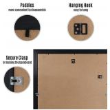 Retails for $140! HEART ART 24x36 Poster Frame 8 Pack,24x36 Frame without Mat for Horizontal or Vertical Wall Mounting,Black