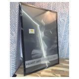 Retails for $140! HEART ART 24x36 Poster Frame 8 Pack,24x36 Frame without Mat for Horizontal or Vertical Wall Mounting,Black