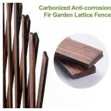 Expandable Garden Trellis, 38" x 89" Large Wooden Lattice Fence Wall Panel Lattice Trellis for Climbing Plants Outdoor Ivy Vine Rose Clematis for Garden Patio Room Decor (1)