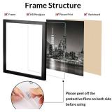 Annecy 12x12 Picture Frame Black 1 Pack , 12 x 12 Picture Frame for Wall Decoration, Classic Black Minimalist Style Suitable for Decorating Houses, Offices, Hotels