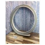 M-D Building Products 03822 34ft. (White) Durable Garage Door Seal & Weather Stripping Insulation Kit - Keeps Dust and Moisture Out, Easy Installation for Top and Sides