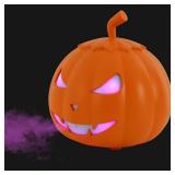 Retails for $109! Fog Machine with LED Lights, 800W Halloween Fog Maker Pumpkin Smoke Machine w/12 Colors Lights Effect for Halloween Front Porch Decor Haunted House Party Stage