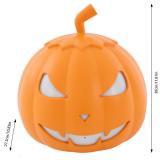 Retails for $109! Fog Machine with LED Lights, 800W Halloween Fog Maker Pumpkin Smoke Machine w/12 Colors Lights Effect for Halloween Front Porch Decor Haunted House Party Stage