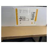 DMI Utility Cart with Wheels to be used for Shopping, Grocery, Laundry and Stair Climber Cart, Weighs 7.5 Pounds but holds up to 90 Pounds, Compact and Foldable, Black