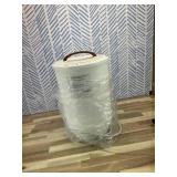 SAMEAT Heated Towel Warmers for Bathroom - Large Towel Warmer Bucket, Wood Handle, Auto Shut Off, Fits Up to Two 40"X70" Oversized Towels, White