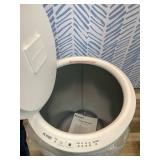 SAMEAT Heated Towel Warmers for Bathroom - Large Towel Warmer Bucket, Wood Handle, Auto Shut Off, Fits Up to Two 40"X70" Oversized Towels, White