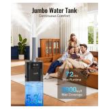 Retails for $180! Cool and Warm Mist Humidifier Large Room, 5.3Gal/20L Humidifiers for Home 2000 sq ft, Whole House Humidifiers with Diffuser Extended Tube, Air Humidifier for Bedroom Nursery Baby Pla
