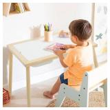 Sensory Table for Toddlers 1-3, Kids Table with 3 Storage Bins Writable Lids, Sensory Activity Table, Play Sand Table for Indoor Outdoor