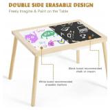 Sensory Table for Toddlers 1-3, Kids Table with 3 Storage Bins Writable Lids, Sensory Activity Table, Play Sand Table for Indoor Outdoor