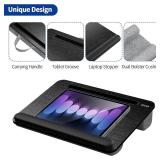 Besign LT08 Laptop Stand, Portable Lap Desk with Pillow Cushion, Fits up to 14 inch Laptop, with Anti-Slip Strip for Desk, Sofa & Bed, Black and Gray