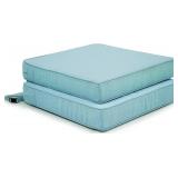 Outdoor Chair Cushion,Olefin Fabric Outdoor Seat Cushions,Outdoor Cushions for Chairs with Removable Cover,Rain-Proof and Fade Resistant Patio Chair Cushion Set of 2,19 x 19 x 3 Inch