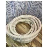 Retails for $166! 33 Ft Mini Split Line Set,Air Conditioning Copper Tubing Pipe Extension,1/4" & 3/8" 3/8" PE Thickened for AC and Heating Equipment Insulated with Nuts. (1/4+3/8)
