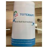 TotCraft Bed Safety Rails for Toddlers - Bed Rail Guard for Queen, King, Full Szie, Twin Mattress Bed (White, 35.5W*23.5H Inch (Regular Extra Tall))