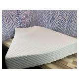Wedge Pillow, Bed Wedge Pillows for Sleeping, Snoring, Back Support, After Surgery, Foam Triangle Pillow, Removable Washable Cover (White, 5in)