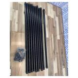 Baluster 3/4" Square x 26" Long, Powder Coated Black - SQPS26 (10 pcs)
