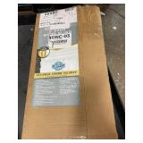 Lotus & Windoware Cordless, 2 Inch Faux Wood Blind, 25" Wide x 60" Long, Window Blinds, Blinds & Shades, Blinds for Indoor Windows, Embossed, Bright White