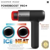 Retails for $169! Sharper Image Deep Tissue Percussion Massage Gun, Powerboost Pro+ Hot & Cold Rechargeable Handheld Massager, 6 Adjustable Speeds, 6 Attachment Heads & Carrying Case, Muscle Pain Reli