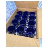 Restaurant China, 12oz C-Handle Stoneware Mug (Blue, 36)