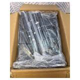 Kitchen Rolling Cart with Storage, 3 Tier Microwave Stand on Lockable Wheels, Small Utility Cart, Coffee bar&Tea Table, Organizer Shelves for Kitchen, Office, Living Room