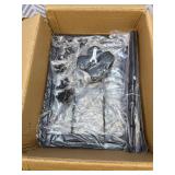 Kitchen Rolling Cart with Storage, 3 Tier Microwave Stand on Lockable Wheels, Small Utility Cart, Coffee bar&Tea Table, Organizer Shelves for Kitchen, Office, Living Room