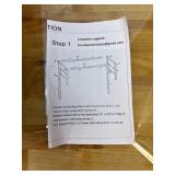 Kitchen Rolling Cart with Storage, 3 Tier Microwave Stand on Lockable Wheels, Small Utility Cart, Coffee bar&Tea Table, Organizer Shelves for Kitchen, Office, Living Room