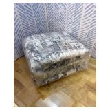 Rugcomf 8x10 Area Rug Washable Boho Rug Soft Non-Slip Non-Shedding Faux Wool Vintage Rug for Living Room, Farmhouse, Dining Room, Indoor, Kids Playroom, Grey and Black