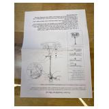 Retails for $160! Farmhouse Chandelier Lighting Round 5 Lights Black with Glass Shade Ceiling Hanging Vintage Rustic Light Fixture for Dining Room Living Room Foyer Porch Kitchen Island