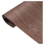Natural Black Walnut Thin Wood Veneer - 23.6"Extra Wide - Ideal for Furniture, Speaker Renovation, Guitar, and Audio Outer - Decorative Veneer Sheet, 23" x 98"