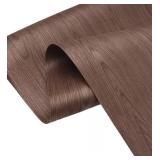 Natural Black Walnut Thin Wood Veneer - 23.6"Extra Wide - Ideal for Furniture, Speaker Renovation, Guitar, and Audio Outer - Decorative Veneer Sheet, 23" x 98"