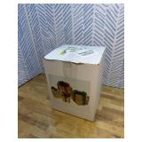 Super Large 12"-10"-8"-7" 4 Pack Lighted Gift Boxes Christmas Decorations 70 LED Timer 8 Modes Remote Battery Operated Gold Glitter Xmas Present Box Christmas Tree Decor Indoor Outdoor Home Yard