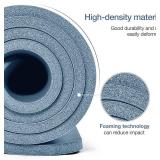 Yoga Mat Non Slip NBR Extra Thick Yoga Mat, 72"L x 32"/24"W x 0.6"/0.4"TH (185cm x 80cm/61cm x 15mm/10mm), Anti-Tear Exercise Mat with Carrying Strap and Bag, Workout Mats for Yoga, Pilates