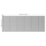 Retractable Baby Gate for Stairs, 48" Tall X 120" Wide Mesh Dog Gate Indoor, Child Gate for Doorways, Hallways, Deck, Indoor Outdoor Pet Baby Safety Essentials for Home, Gray