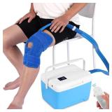 Retails for $150! Ice Machine for Knee After Surgery | Power-Saving Mode & Wireless Remote Control & Adjustable Timer & LED Screen, Joint Ankle Elbow Replacement Cold Therapy Compression Pad, Cryother