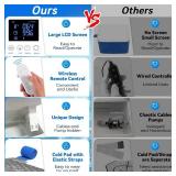 Retails for $150! Ice Machine for Knee After Surgery | Power-Saving Mode & Wireless Remote Control & Adjustable Timer & LED Screen, Joint Ankle Elbow Replacement Cold Therapy Compression Pad, Cryother
