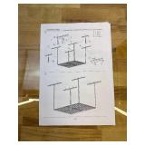 Retails for $200! Gladiator Overhead GearLoft Storage Rack 4x4 ft, GALS44M2