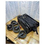 Lapp Wagons 39" Extra-Long Collapsible Folding Wagon Cart, Heavy-Duty 360 lb Utility Wagon with Wheels, Foldable Beach Wagon for Camping, Garden, Grocery, Sports, Outdoor Gear Grey