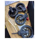 Lapp Wagons 39" Extra-Long Collapsible Folding Wagon Cart, Heavy-Duty 360 lb Utility Wagon with Wheels, Foldable Beach Wagon for Camping, Garden, Grocery, Sports, Outdoor Gear Grey