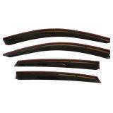 2018-2022 Tape-On Dark Tinted Side Window Visor Deflectors for Honda Accord Sedan 10th Gen LX EX-L Sport Touring Rain Guards 2019 2020 2021 For Honda Accord 2018-2022