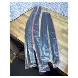 2018-2022 Tape-On Dark Tinted Side Window Visor Deflectors for Honda Accord Sedan 10th Gen LX EX-L Sport Touring Rain Guards 2019 2020 2021 For Honda Accord 2018-2022