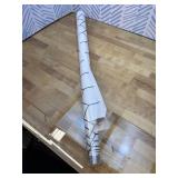 uxcell Window Privacy Film, 4000x1200mm Non-Adhesive Static Frosted Glass Window Clings, Removable Sun Blocking Window Decals for Home Office, Black and White