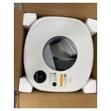 Retails for $200! Cumrige Self Cleaning Litter Box, Large Capacity Automatic Cat Litter Box Self Cleaning for Cats, App Control,Safety Protection, 2 Roll Garbage Bags,White & Grey