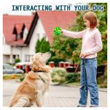 Squeaky Ball for Dogs, Interactive Pet Toys with Fun Sounds, Wiggle Ball for Large Dogs - 5.12 inch