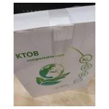 KTOB [50 pack] 12 oz Compostable Coffee Cups with Lids and Kraft Sleeves, Eco Friendly Disposable White Paper Cups Combo for Hot Beverage
